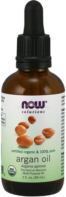 NOW solutions 美國 USDA 純摩洛哥堅果保濕油, 59ml, 1瓶