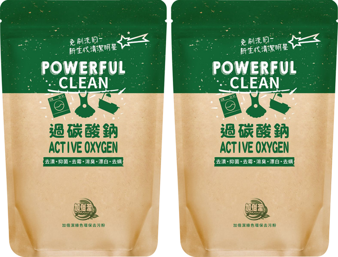 加倍潔 過碳酸鈉去污粉, 600g, 2包