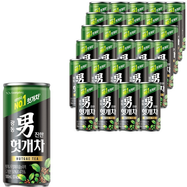 Kwangdong 廣東製藥 廣東濃鬱枳椇子茶 男, 180ml, 30個