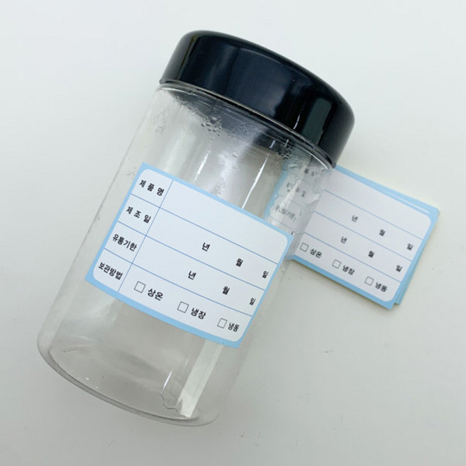 TINA PICNIC 防水食品管理效期貼紙, 250張, 天藍色
