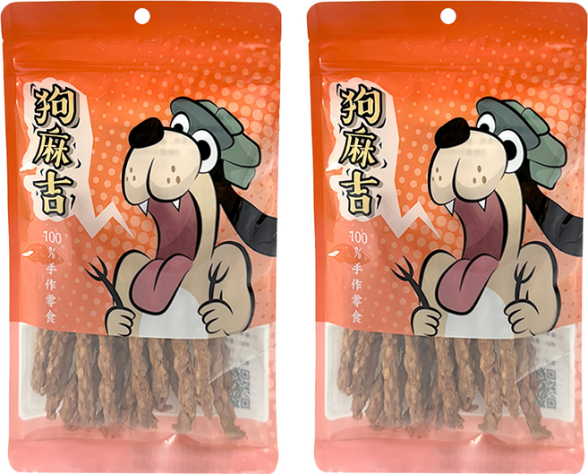狗麻吉 寵物零食, 2包, 卡滋磨牙棒, 90g