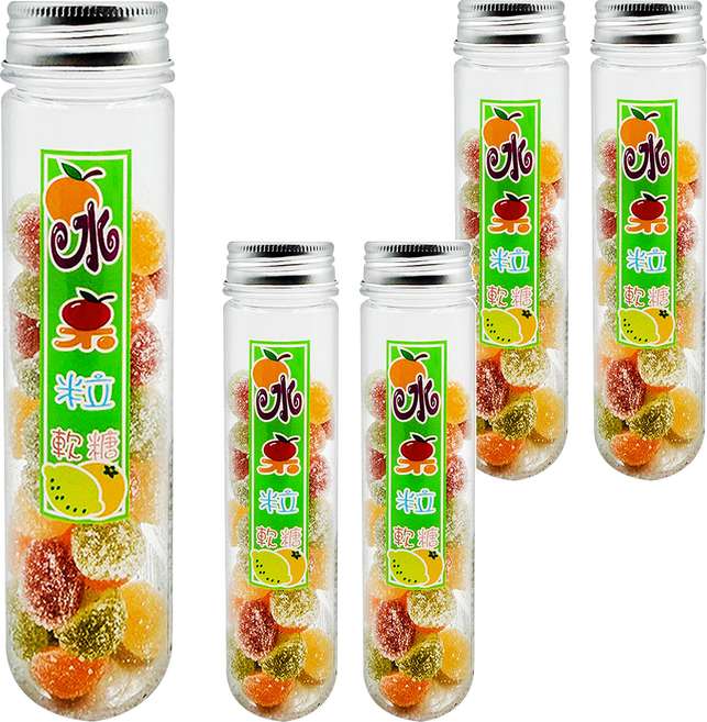 家和 QQ水果軟糖, 95g, 5瓶