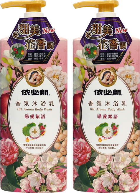依必朗 香氛沐浴乳 戀愛絮語, 850ml, 2瓶