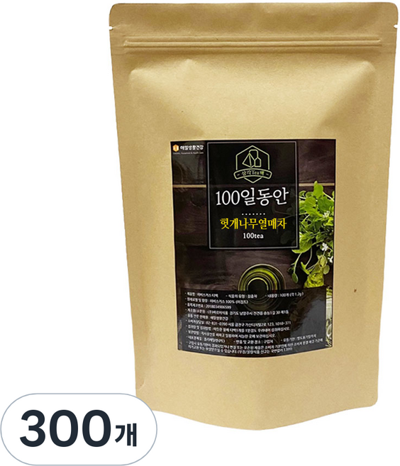 Jeong&Jeong 100日枳椇子茶 三角茶包, 1.2g, 100入, 3個