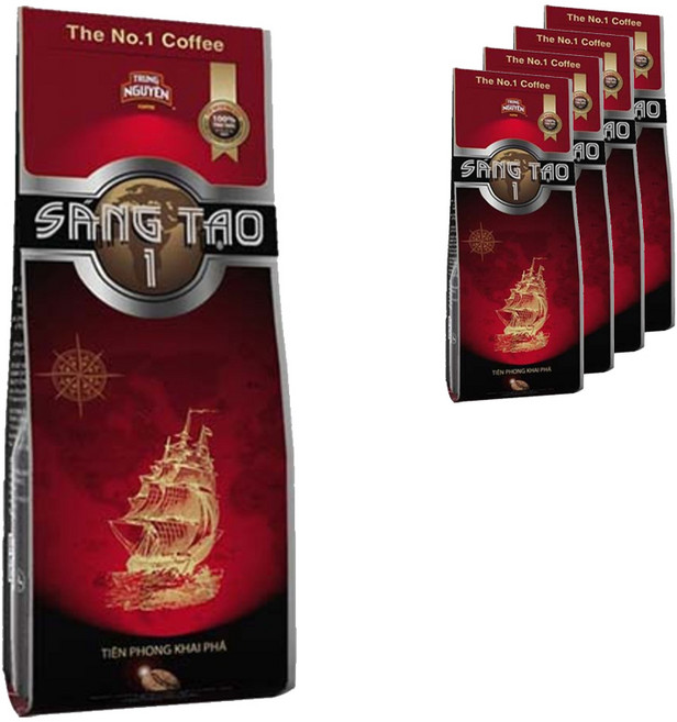 TRUNG NGUYEN Legend G7越南創作1號烘焙咖啡粉, 340g, 5個, 手沖咖啡