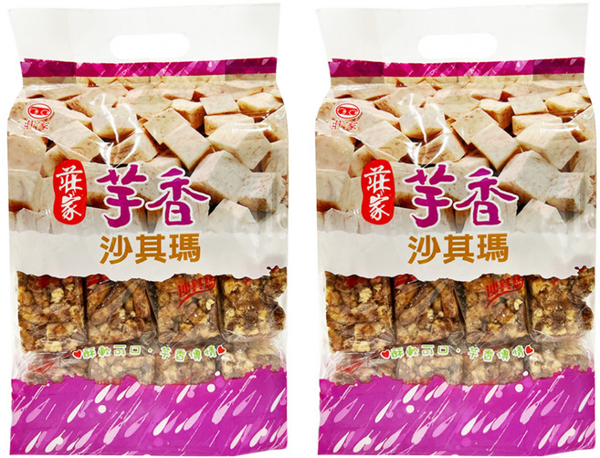 莊家 芋香沙其馬, 450g, 2袋