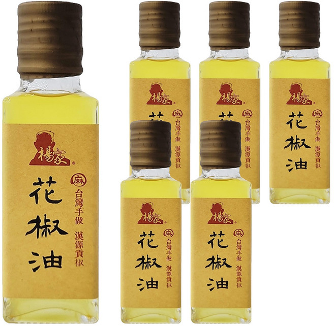 楊家 手作花椒油, 100ml, 6瓶