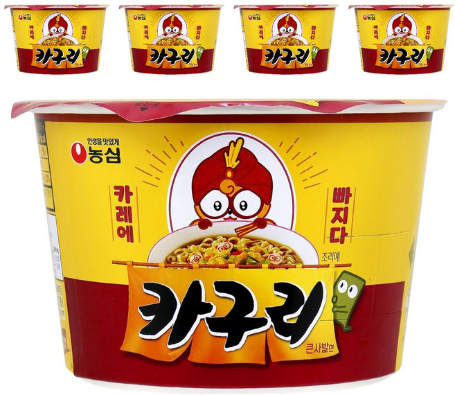 NONGSHIM 農心 浣熊咖哩湯麵 103g, 5入