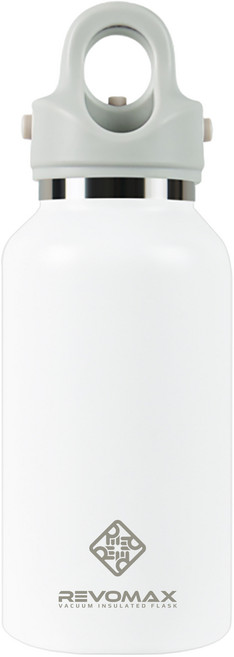 REVOMAX 銳弗 不鏽鋼秒開保溫瓶, 白色, 355ml, 1個