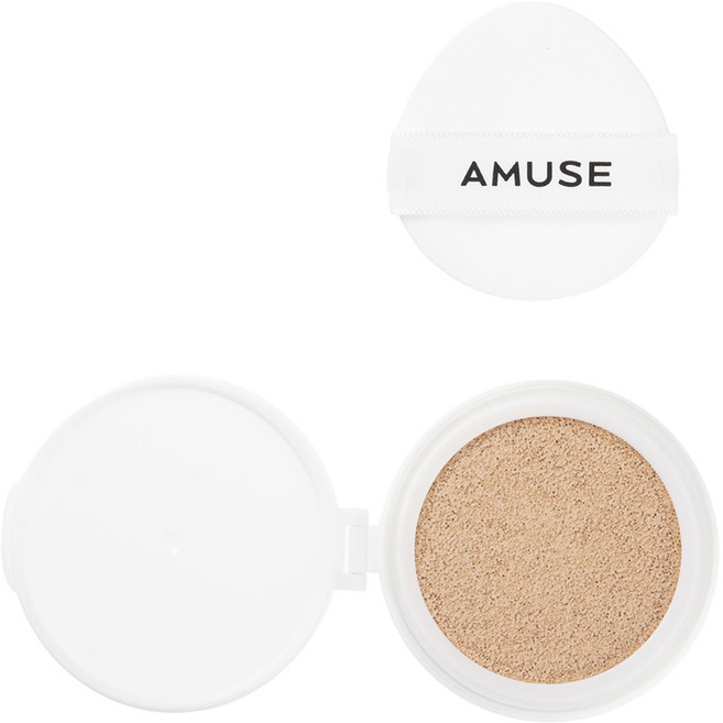 AMUSE 세라믹 스킨 퍼펙터 쿠션 리필 15g, 01 포슬린, 1개
