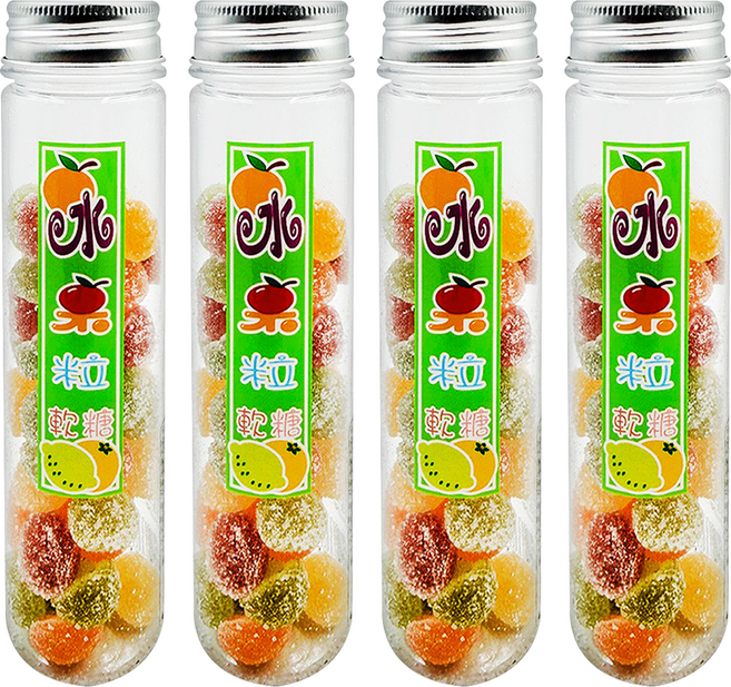 家和 QQ水果軟糖, 95g, 4瓶