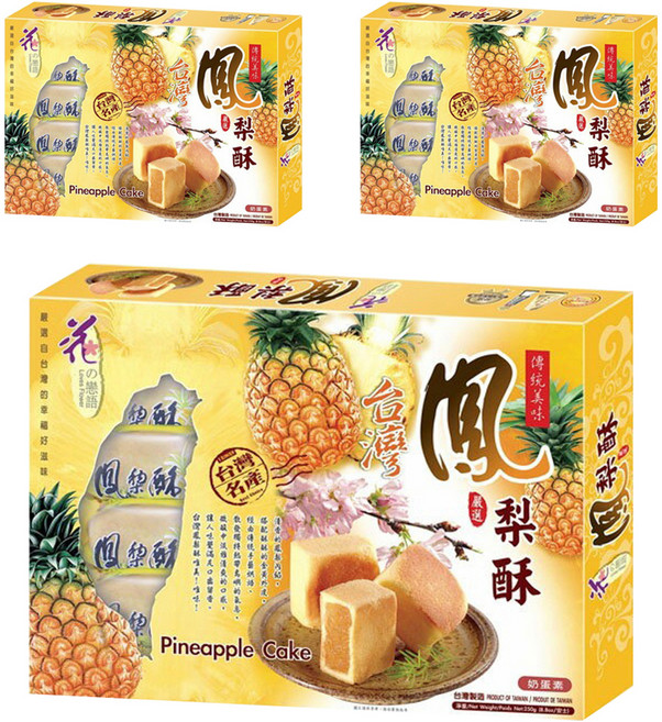 花之戀語 鳳梨酥, 250g, 3盒