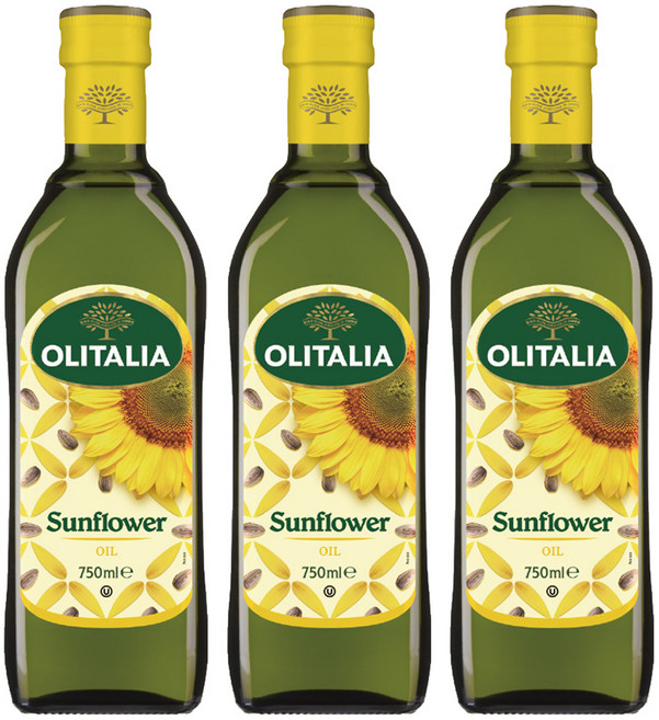 OLITALIA 奧利塔 頂級葵花油, 750ml, 3瓶