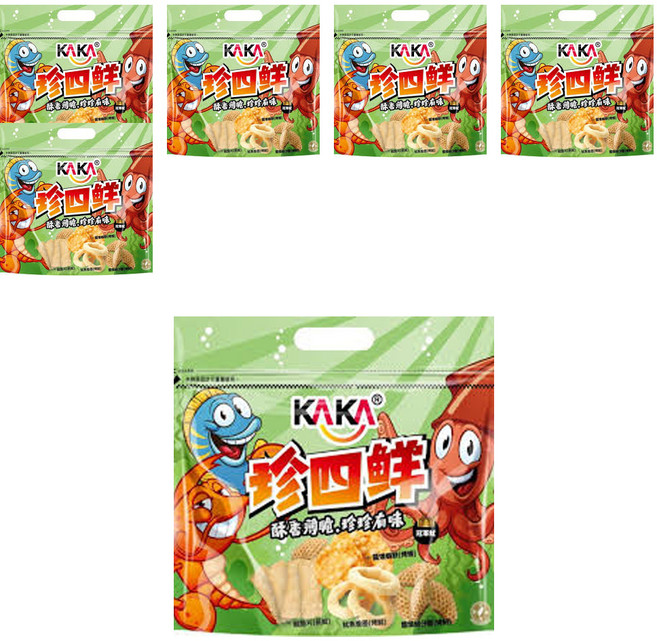 KAKA 卡卡 珍四鮮 冠軍魷, 120g, 6包