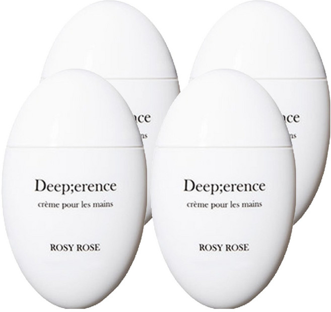 Deep erence 香氛護手霜 玫瑰香, 50ml, 4個