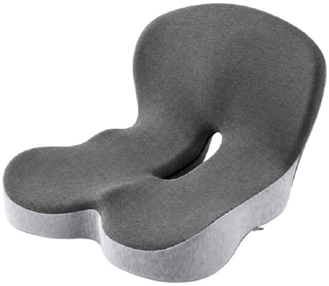 HONDONI 全新日系9D全包裹式紓壓坐靠墊 超厚板 X6-GY 1kg, 黑色
