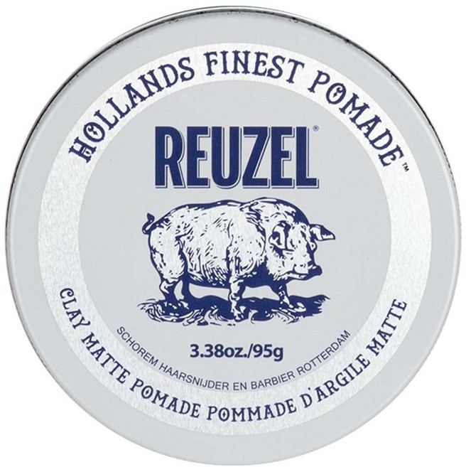 REUZEL 白豬強力黏土級水性髮泥, 95g, 1件