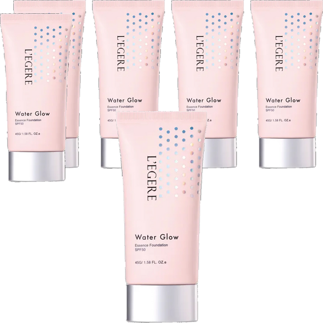L'EGERE 玩鎂光 輕裸保濕粉凝霜SPF50 45g, 不適用, 6條