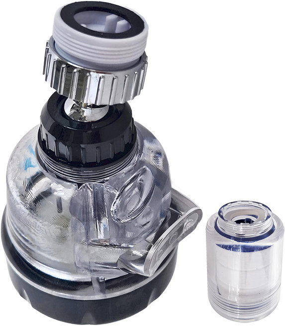 Water More 水摩爾 高密度濾棉除氯濾芯過濾器 + 三段增壓噴灑頭, 1組
