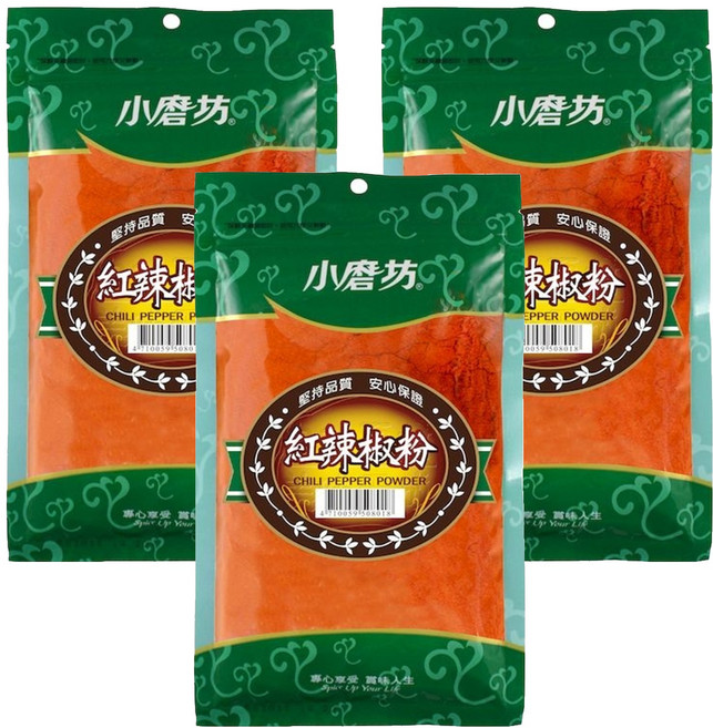 小磨坊 紅辣椒粉, 300g, 3包