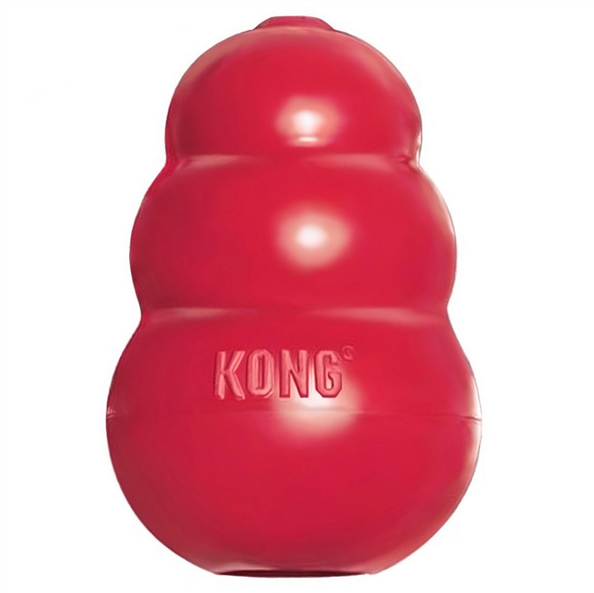 KONG 經典抗憂鬱玩具, 紅色, 1個