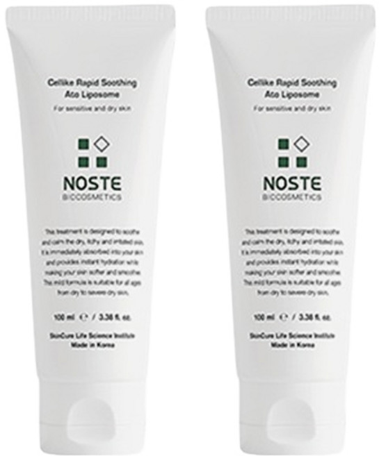 NOSTE Celllike舒緩敏感肌保濕身體乳, 100ml, 2個