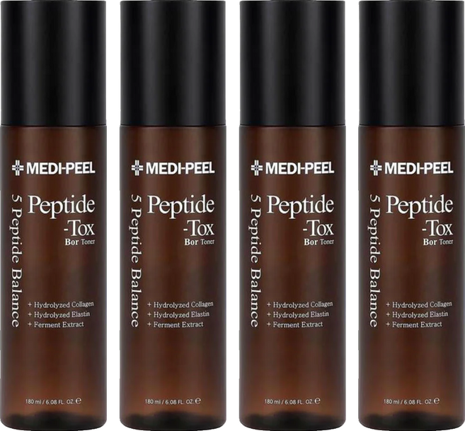 MEDIPEEL 美蒂菲 胜肽撫紋緊緻化妝水, 180ml, 4瓶