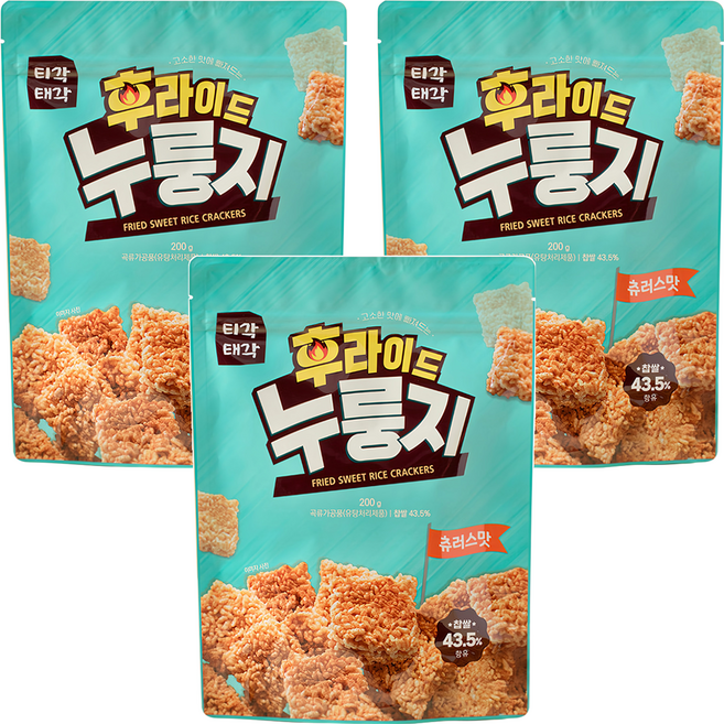 Tigak Taegak 鍋巴餅乾 吉拿棒口味, 200g, 3包