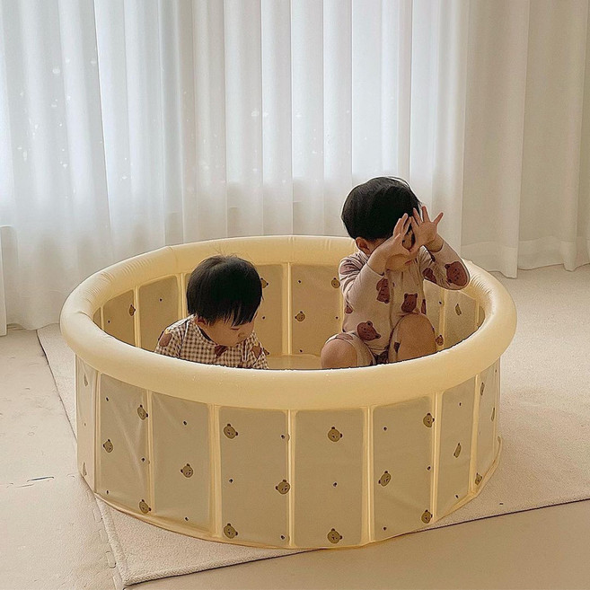 Lavi bebe 孩童充氣式遊戲墊+內墊組, Ravibear