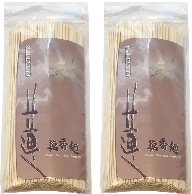 白河區農會 蓮藕香麵, 400g, 2個
