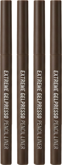 CLIO 珂莉奧 EXTREME 方管眼線膠筆 0.35g, 01黑棕色, 4支