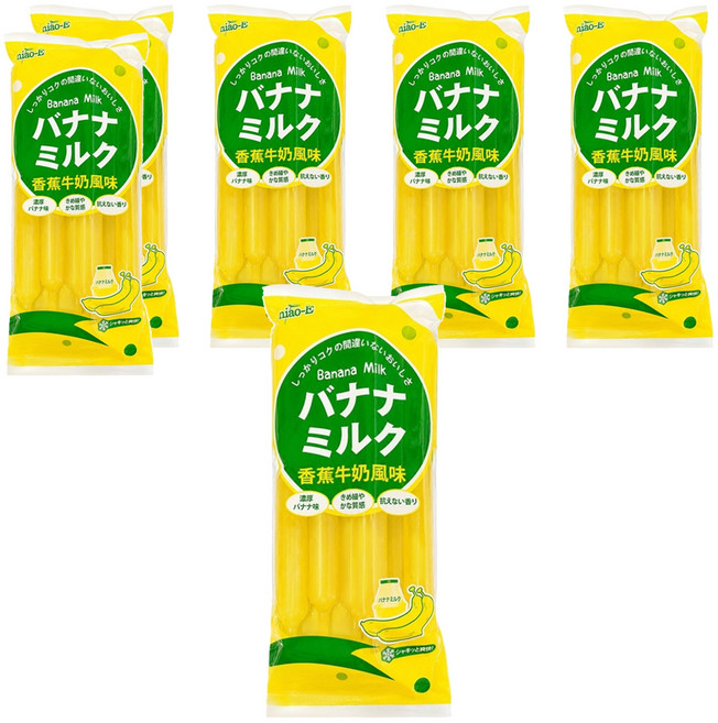 Chiao-E 巧益 巧益香蕉牛奶風味冰棒 6支, 6個, 85ml