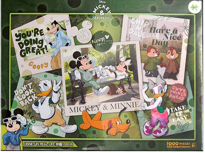 HUNDRED PICTURES 百耘圖 拼圖 HPD01000-132 3歲以上, 1000片, DISNEY IN REAL LIFE, 1盒