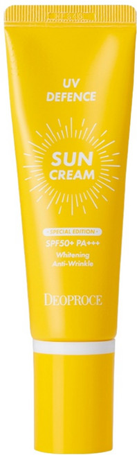 DEOPROCE 迪普詩 UV防禦防曬霜 SPF50+ PA+++, 50g, 1條