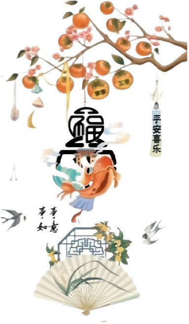 chinese style系列 壁貼, c082