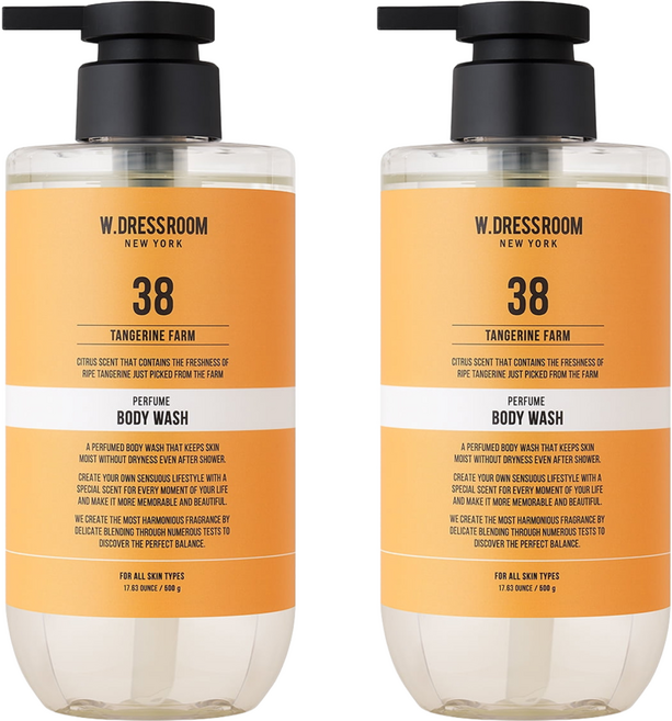 W.DRESSROOM 多麗絲 香氛沐浴乳 NO.38, 500g, 2瓶
