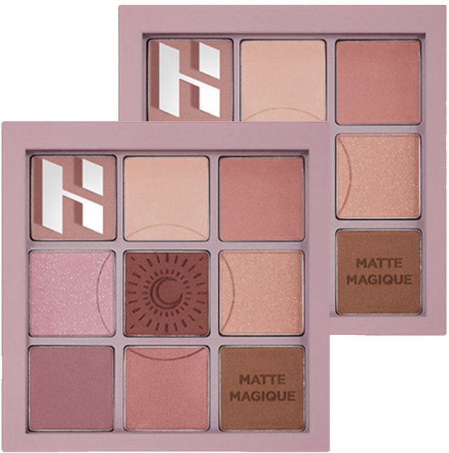 HOLIKA HOLIKA My Fave Mood 眼影盤, Muni, 2個