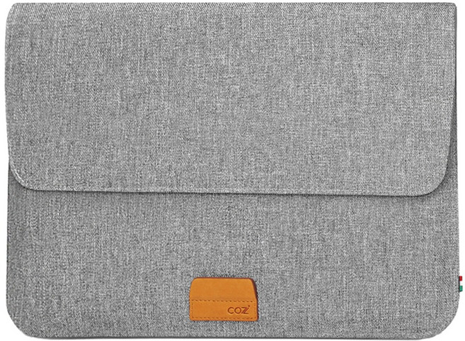 COZi CITY Stand Sleeve 16吋 纖薄支架電腦包, 迷霧灰, 1個