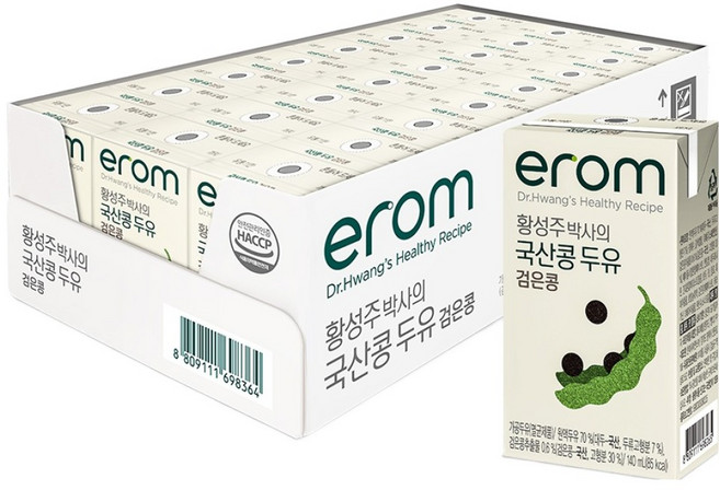 erom 黑豆奶, 140ml, 24個