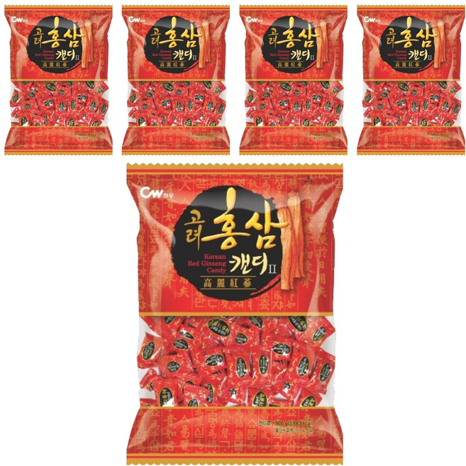 CW 高麗紅參糖II, 900g, 5個