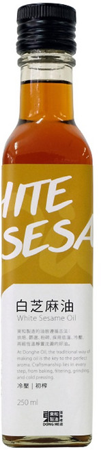 東和製油 白芝麻油, 250ml, 1瓶