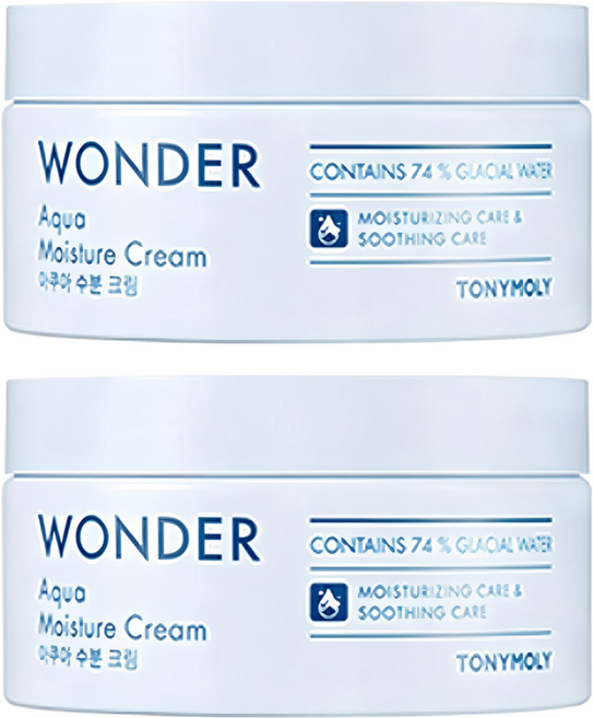 TONYMOLY Wonder系列冰河水保濕修護凝霜, 300ml, 2罐