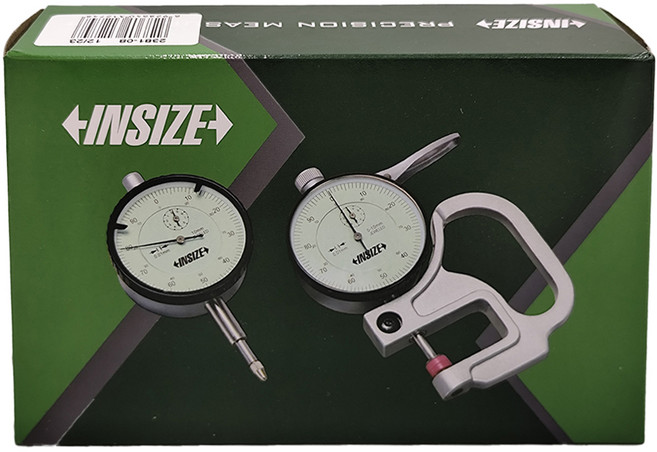 INSIZE 槓桿表含盒 2381-08 0.08 x 0.001cm, 1個