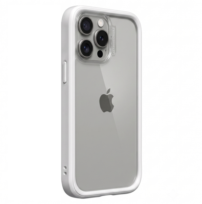RHINOSHIELD 犀牛盾 Mod NX 手機 背板 手機殼 iPhone 15 Pro 透明 白色