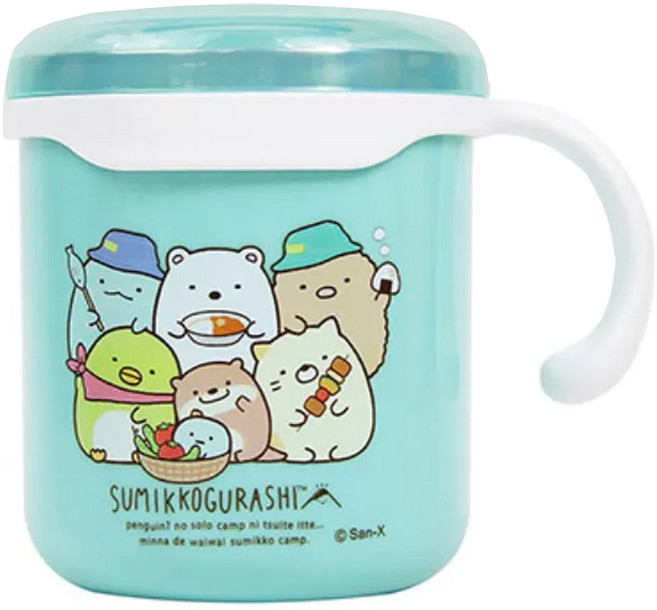 Sumikkogurashi 角落生物 童樂不鏽鋼水杯, 角落小夥伴, 250ml, 1個