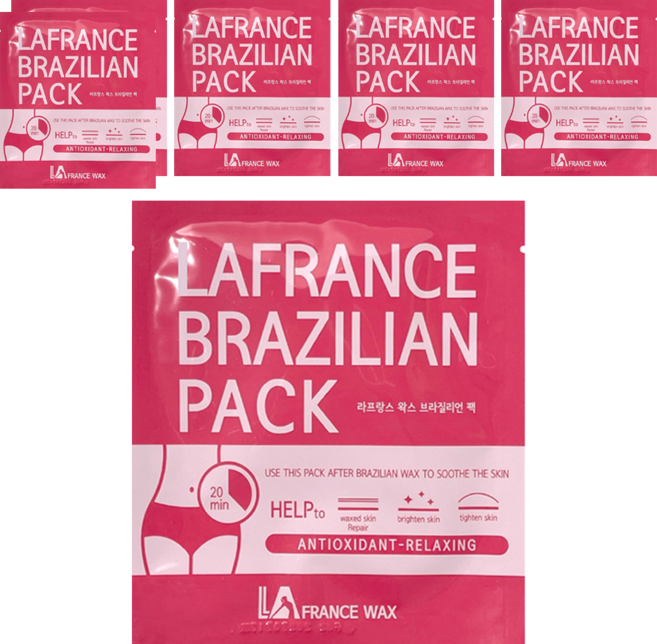 LA FRANCE WAX 私密處專用面膜, 6入