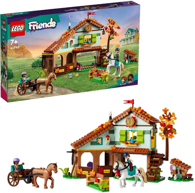LEGO 樂高 41745 好朋友系列 小秋的馬廄 Autumn's Horse Stable, 多色, 1盒