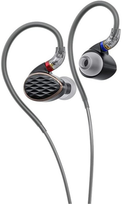 FIIO 飛傲 Wired 入耳式 耳機 1DD+3BA MMCX 可換線 120cm 3.5/4.4mm 黑色 FH15 6.6g 一年保固