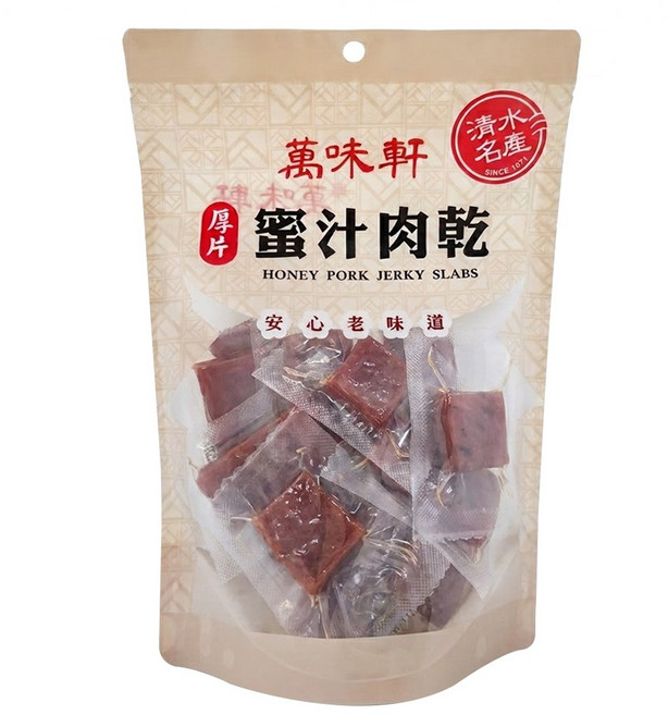 萬味軒 蜜汁豬肉乾, 330g, 1袋