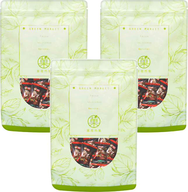 GreenMarket 菓青市集 黑糖話梅糖, 230g, 3包